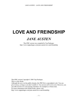 Love and friendship.pdf